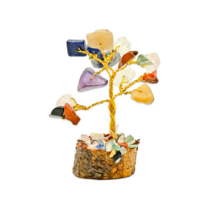 Auspicious 9 Ratan Gemstone Tree