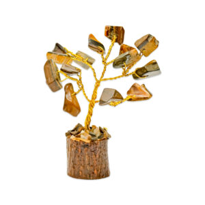 Powerful Tiger Eye Gemstone Tree