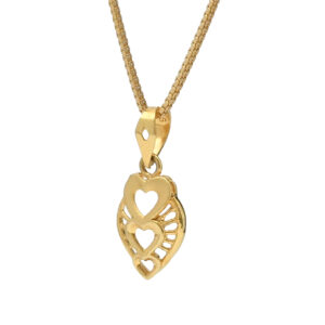 Elegant Heart & Pear Shaped Small Pendant – Dazzling Charm
