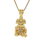 Divine 22KT Gold Panchmukhi Hanuman Pendant – Powerful & Elegant