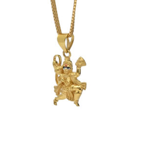 Divine Hanuman Pendant Necklace – Pure Gold Charm