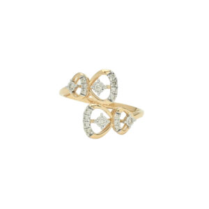 Infinity Spark Diamond Ring – Grace in Every Curve
