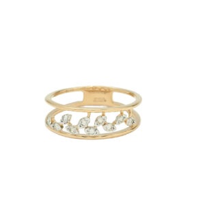 Dangling Diamond Leaf Band
