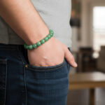 Stylish Green Stone Bracelet