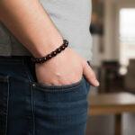 Natural Garnet Crystal Bracelet