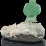 Green Aventurine Bird on Quartz Cluster